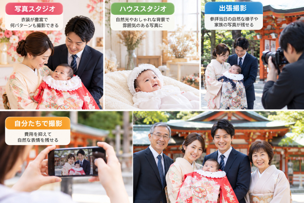お宮参りの写真撮影