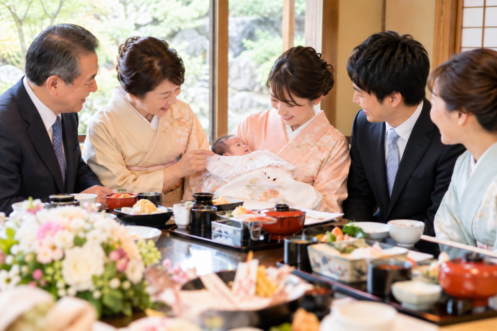お宮参りの食事会
