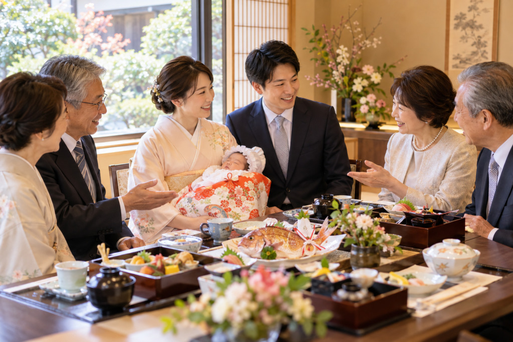 お宮参り後の食事代は誰が払うのですか？