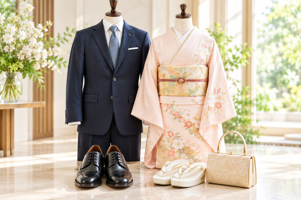 スーツと訪問着
