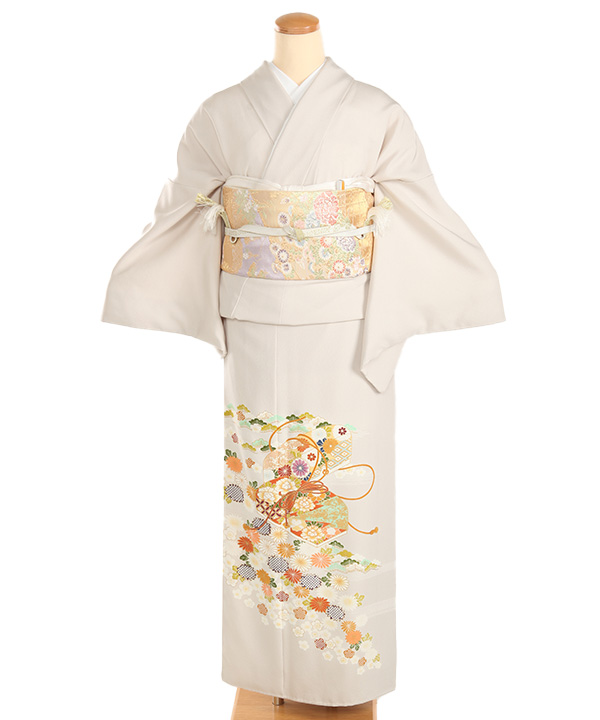 色留袖｜ ベージュに文箱｜I0176｜LO