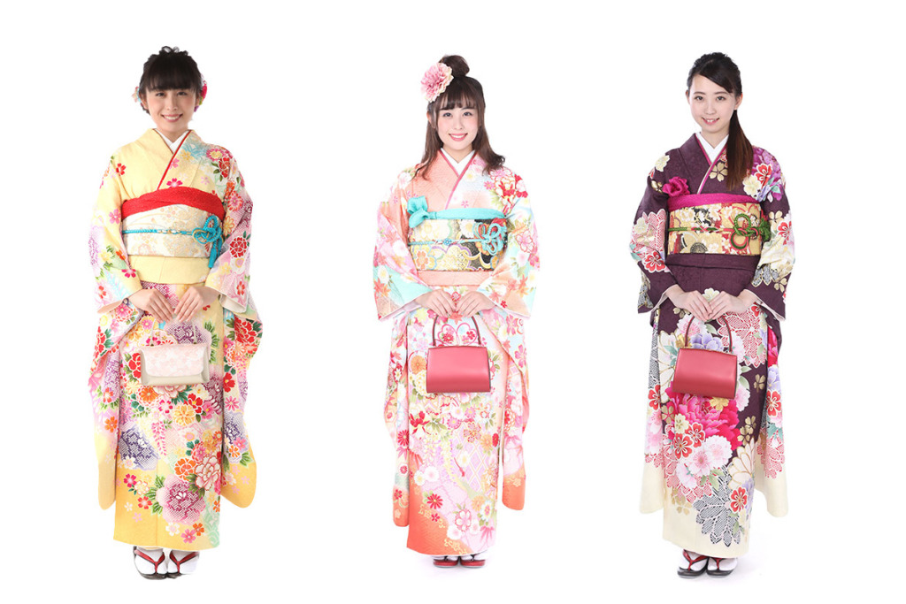 振袖｜サーモンピンク鞠古典｜F0037 M