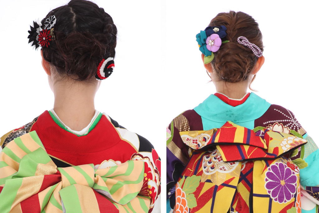 結婚式親族振袖の髪飾り