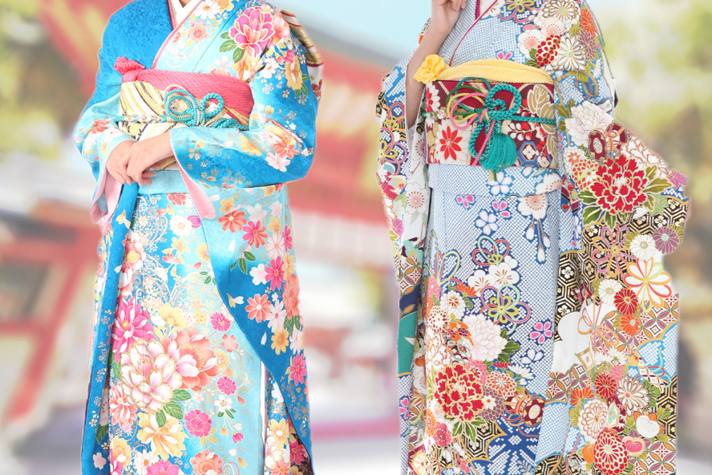 夏の結婚式の振袖