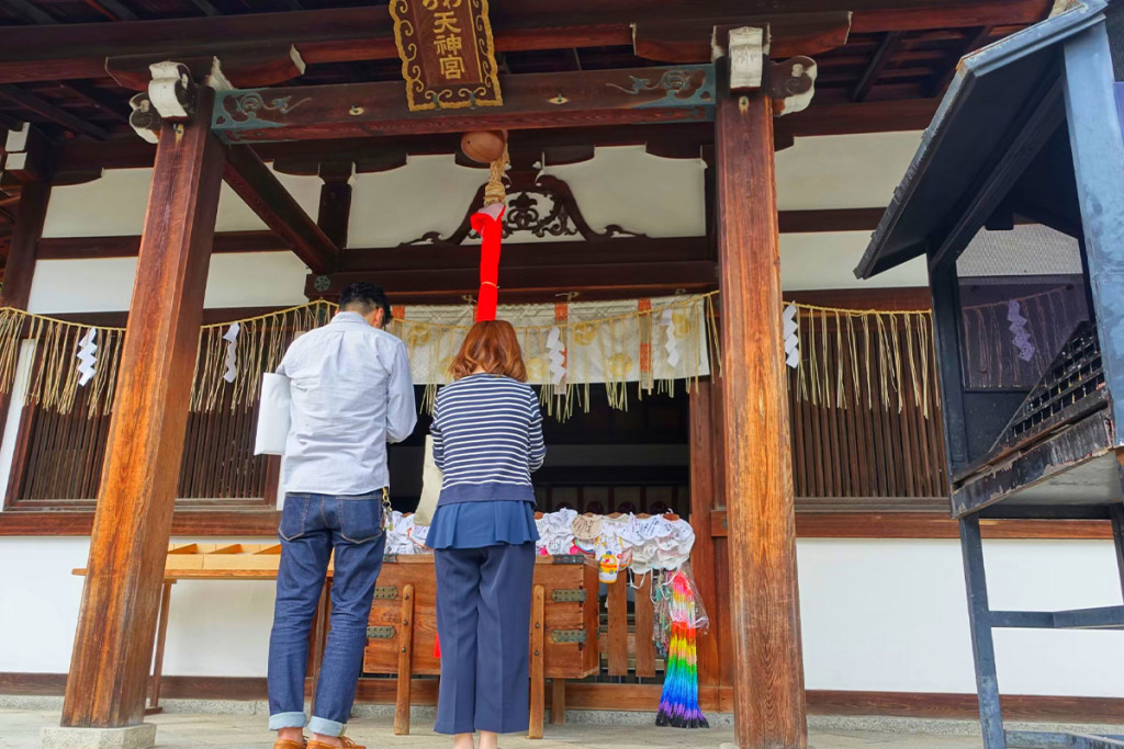 安産祈願の神社参拝