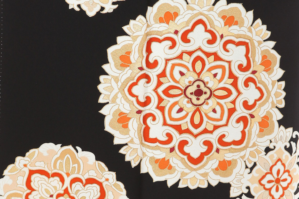 黒留袖｜宝相華｜T0099｜L