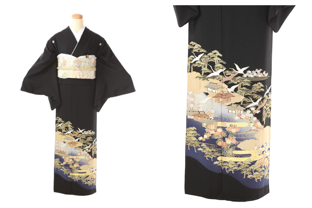 黒留袖｜茶屋辻｜T0012｜L
