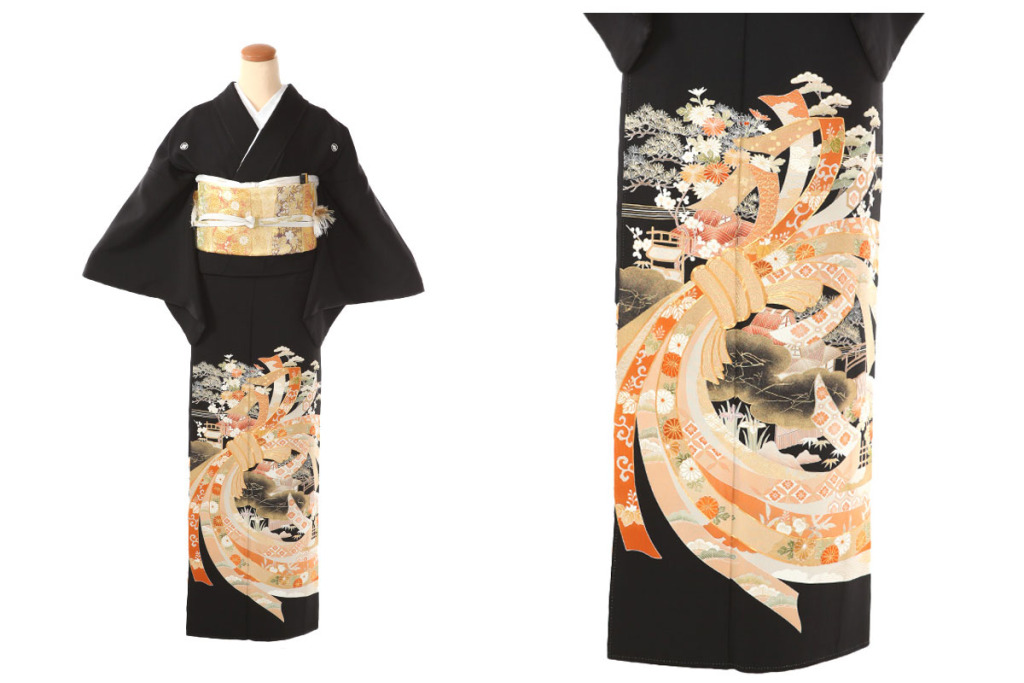 黒留袖｜千總 「繋がり」｜T0056｜S