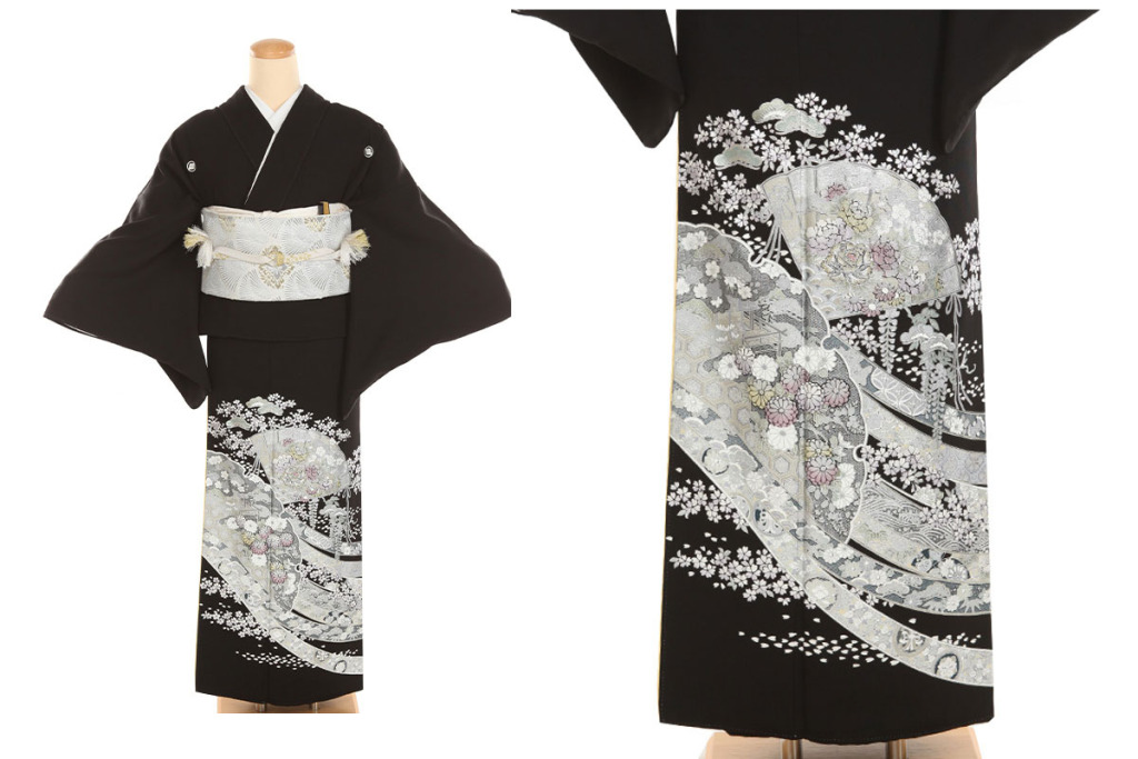 黒留袖｜桂由美 KOTOHOGI 銀扇｜T0184｜L