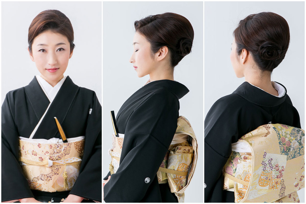 黒留袖の髪型