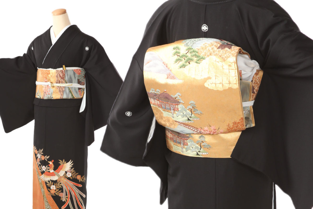 黒留袖の帯の結び方は二重太鼓