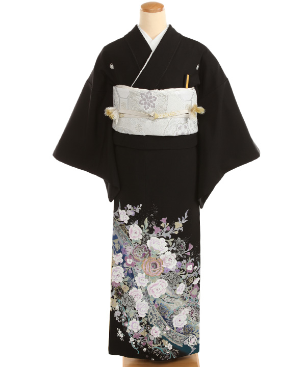黒留袖｜桂由美 KOTOHOGI バラの庭｜T0204｜M