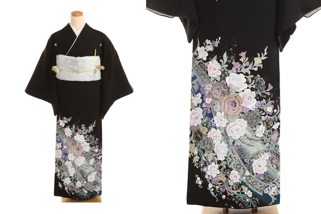 黒留袖｜桂由美 KOTOHOGI バラの庭｜T0204｜M