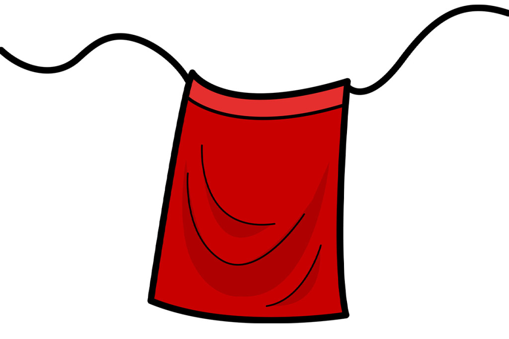 赤い褌(ふんどし)