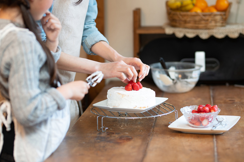 生後六ヶ月のケーキづくり