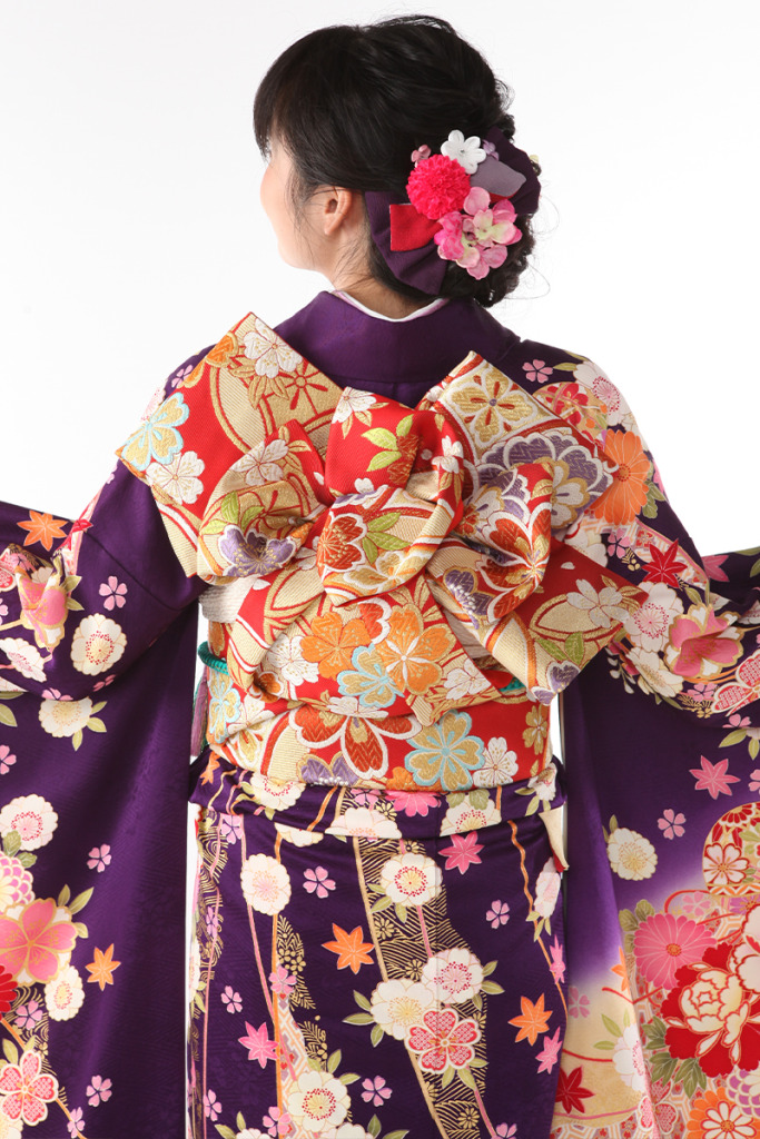 振袖｜紫に熨斗｜F0369｜S