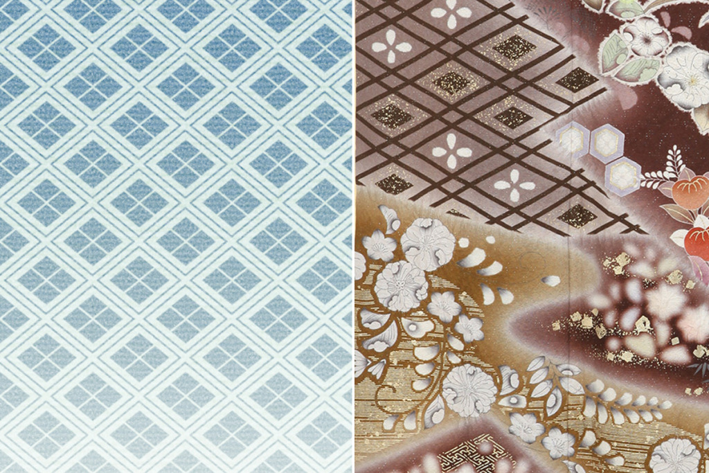 訪問着｜桂由美 茶に辻が花｜H0368｜M