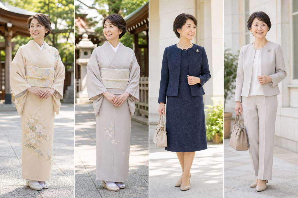 お宮参りの祖母の服装