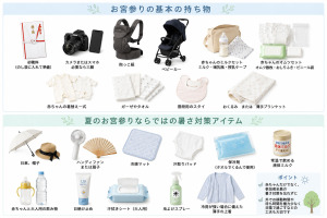 お宮参りの持ち物夏