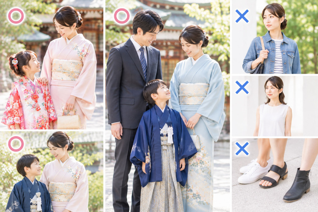 七五三服装ママ注意ポイント