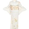 訪問着レンタル｜月白に結び文 四季草花｜H5042｜M｜宅配着物レンタル｜きものレンタ