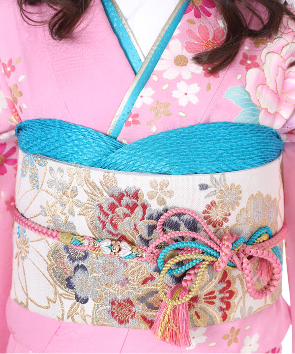 在庫処分 レース振袖 蝶と花柄 単品着物 成人式 在庫処分 レース振袖 蝶と花柄 単品着物 成人式