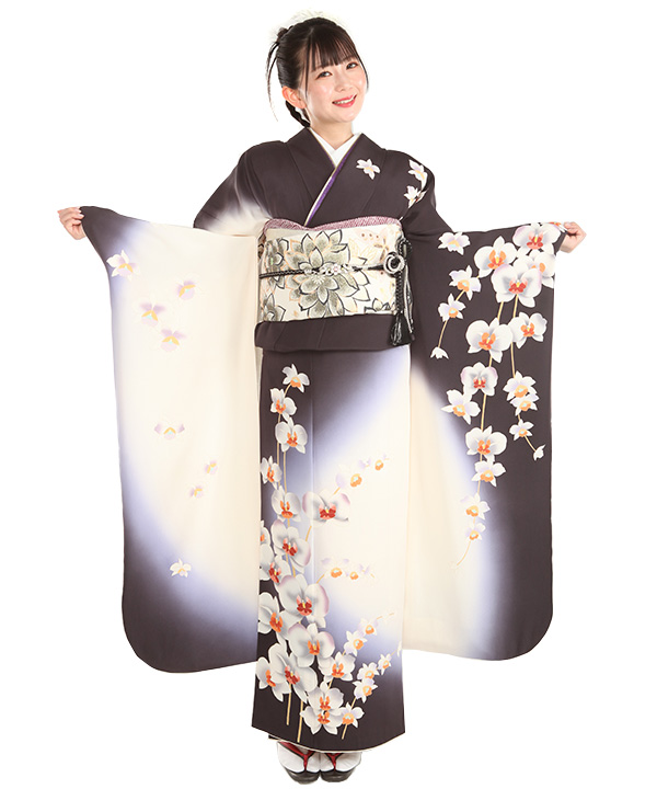 ブライス着物　胡蝶蘭柄フリフリボンネット 胡蝶蘭 5本立ち白70輪以上 [313]の通販 | ヒカル・オーキッド