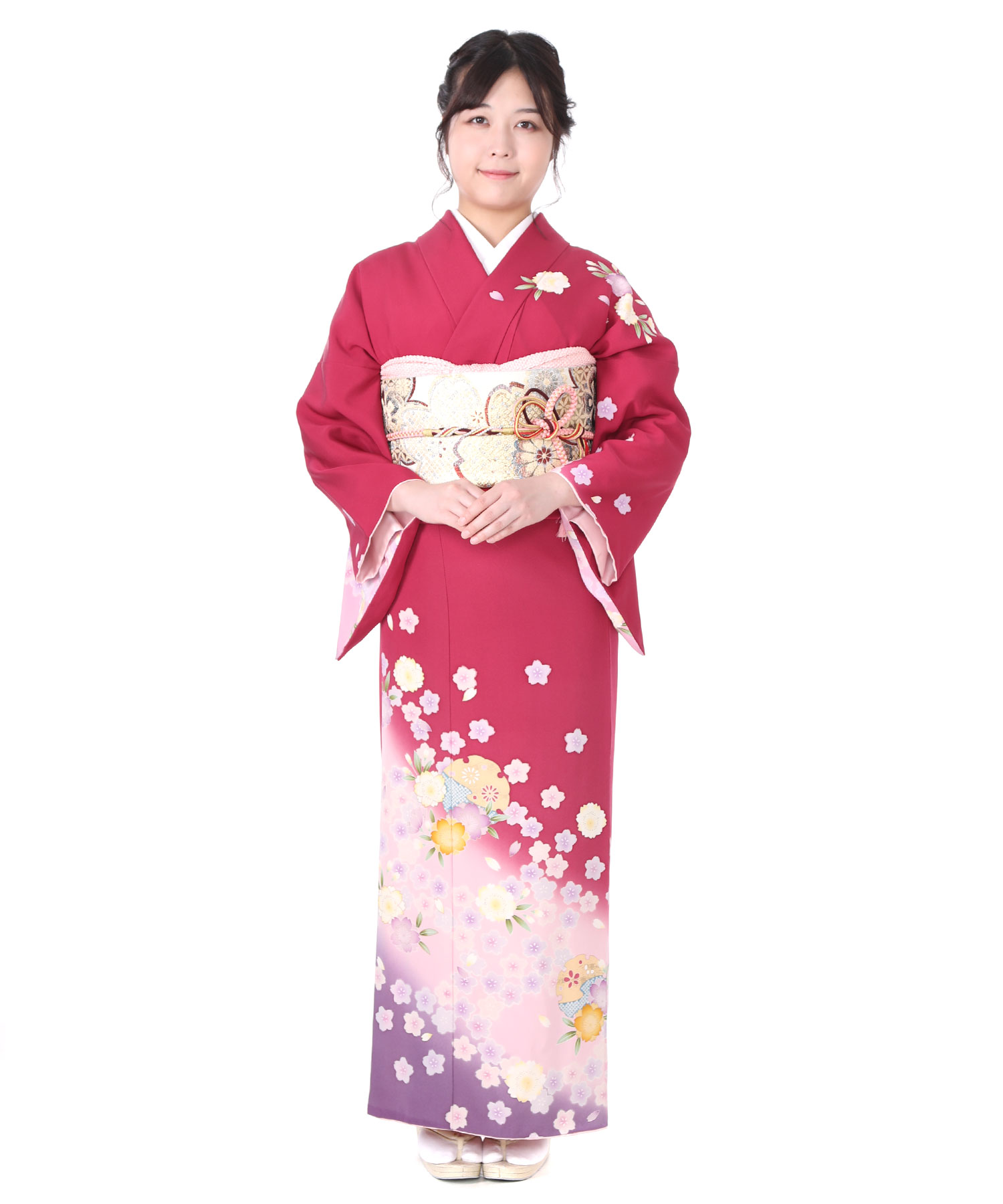 雪輪に、桜！訪問着 【公式通販】