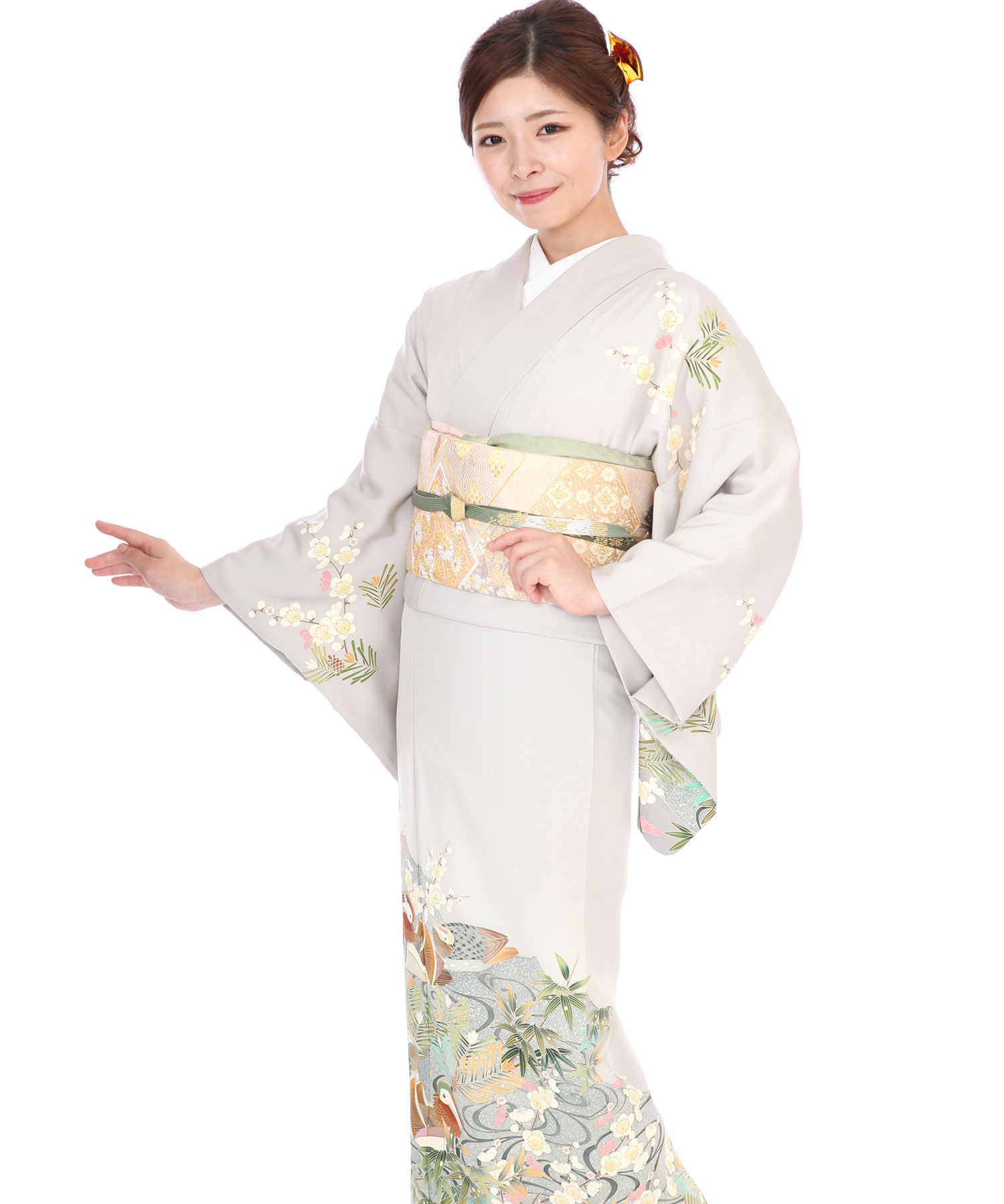 訪問着の植物文様｜梅柄の商品一覧｜きものレンタリエ