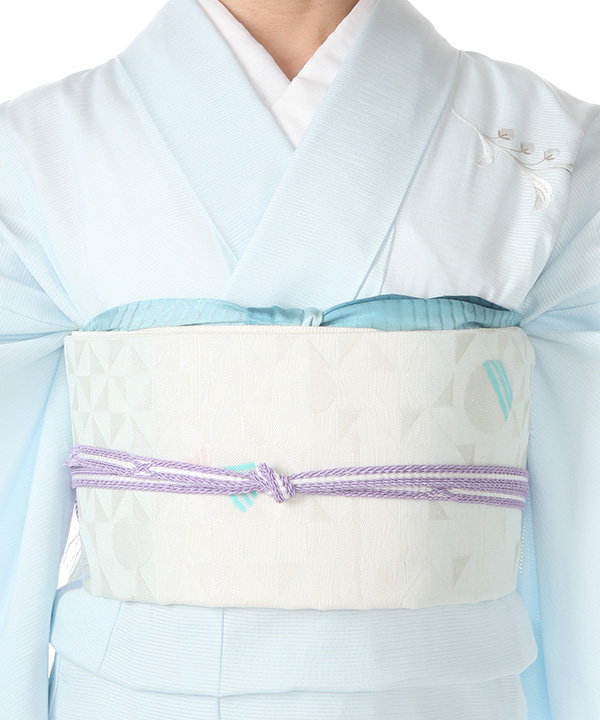 付け下げ　夏用　絽　花模様　紋無し　華やか　着物　015k 洗える夏着物（絽・付け下げ訪問着） Lフリーサイズ 黒色地に花