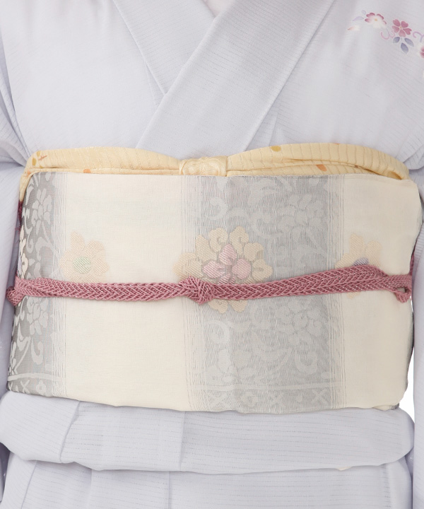 絽 付下レンタル（夏用）｜淡藤色に小花｜H0319｜S｜宅配着物