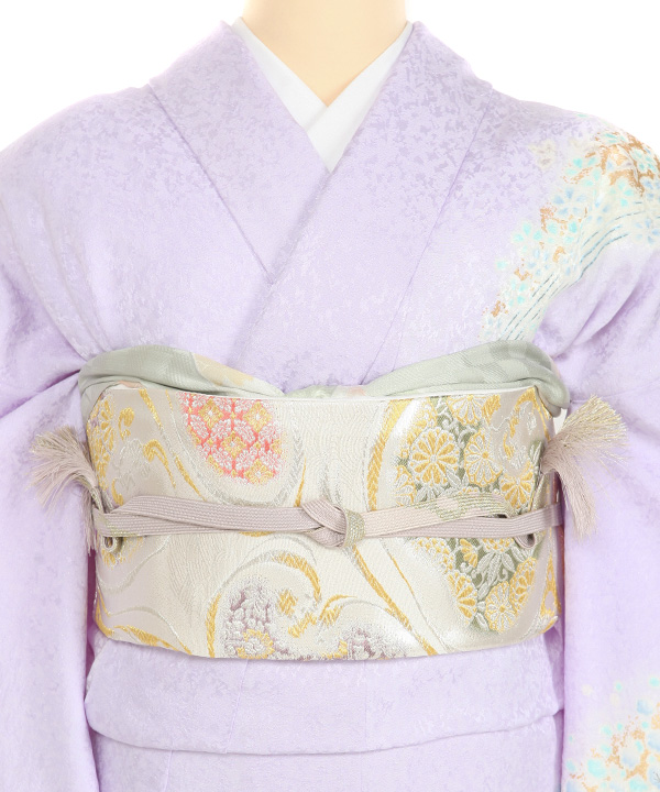 訪問着レンタル｜薄紫に辻が花｜H5007｜M｜宅配着物レンタル