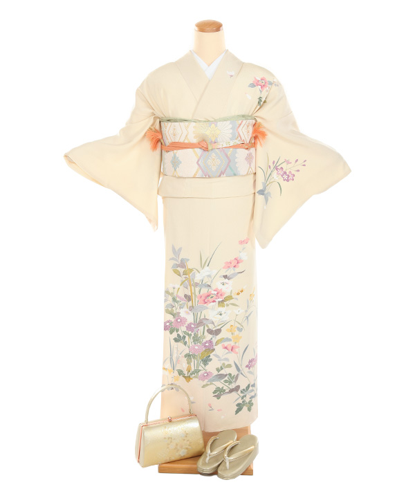 訪問着の植物文様｜菊柄の商品一覧｜きものレンタリエ