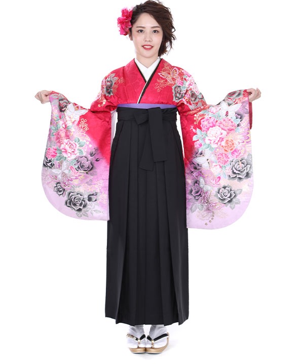 nikimama❣着物リメイク　オレンジ薔薇柄ブラウス＆黒留袖コート 1AA3196000-318x424.jpg