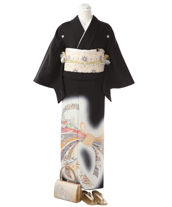 黒留袖　帯　　小物　セット 日本製 黒留袖用 帯締め 帯揚げ 扇子 セット 丹後ちりめん 桐