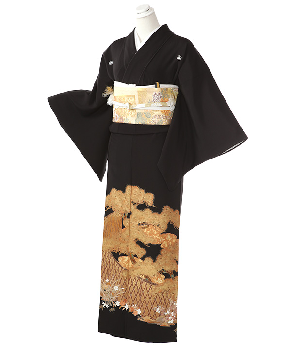 着物リメイク用 黒留袖8枚セット まとめ売り P-9 着物リメイク セットアップ4点セット 黒留袖リメイク ブラウス