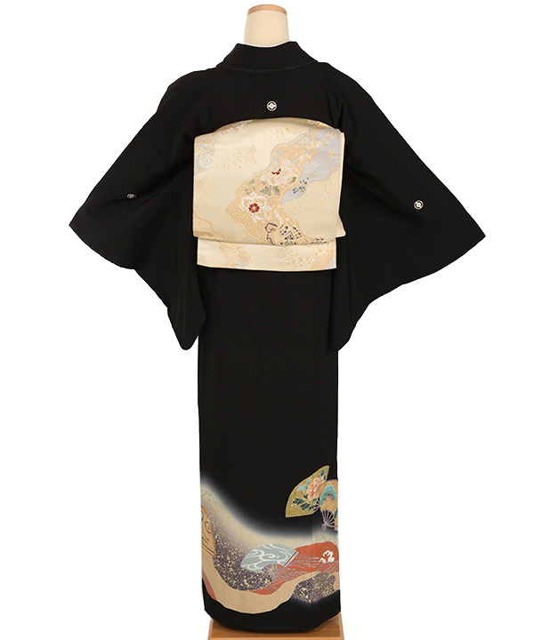 黒留袖|対応身長:139~150cm|ｻｲｽﾞ:7~11号|#haa0112｜全国宅配可の