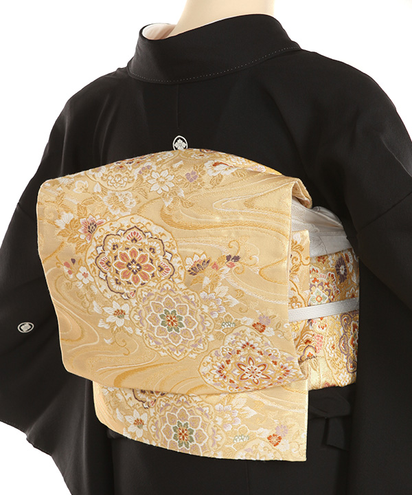 黒留袖レンタル｜関芳 飛鶴｜T0173｜M｜宅配着物レンタル・一式フル